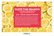 TASTE THE SEASON - fona.com · locally inspired Coke flavors; California Raspberry and Georgia Peach. These two new flavors were launched to compete with new craft sodas entering