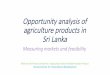 Opportunity Analysis of Agriculture Products in Sri Lanka · 0.0 50.0 100.0 150.0 200.0 Shrimp Sea cucumber & urchins Live ﬁsh CuWle ﬁsh, Octopus, Bivalves Live plants Foliage,