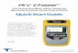 Arc Chaser Quick Start Guide - T3 Innovation · 21st Century Dual Mode TDR for Testing and Monitoring Energized and Unenergized Cables AC120 The Arc Chaser Dual Mode TDR is ... BNC