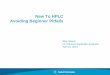 New To HPLC Avoiding Beginner Pitfalls - Agilent to HPLC...  New To HPLC Avoiding Beginner Pitfalls