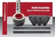 Quick Reference Guide - macdon.com · Knife Assembly Quick Reference Guide MacDon Performance Parts recognizes the need for long-lasting, high performance knife assembly. Use this
