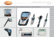 Instrumentos de medição para a humidade Umidade.pdf · Software de calibração e ajuste com cabo USB para o testo 622/623 0554 6230 Certificado de calibração ISO de humidade