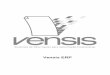 Vensis ERP · 3 Apresentação Detalhada – Módulos Principais O Vensis ERP foi desenvolvido para levar facilidades e aumentar o controle das atividades desenvolvidas, atendendo