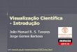 Visualização Científica - Introduçãotavares/ensino/VISCI/Downloads/... · J. Tavares / J. Barbosa Visualização Científica - Introdução 9 Visualização Científica: Exemplos