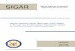 SIGAR N . Special Inspector General for Afghanistan ... · SIGAR 15-26-AR/Afghan National Police Personnel and Payroll Data SIGAR JANUARY 2015 . ... the Afghan Ministries of Interior