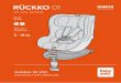 Manual de uso InstructIon manual · rückko 01 Manual de uso ... no instalar en los asientos delanteros salvo en estos casos concretos: ... 2. cuando todos los asientos traseros estén