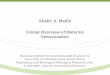 Shabir A. Madhi Global Overview of Maternal Immunisation · Global Overview of Maternal Immunisation . Overview Progress in under-5 and neonatal mortality. Currently recommended maternal