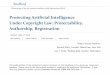 Protecting Artificial Intelligence Under Copyright Law: …media.straffordpub.com/products/protecting-artificial... · 2018-04-17 · Lisa T. Oratz, Perkins Coie, Seattle, Washington