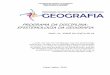 PROGRAMA DA DISCIPLINA: EPISTEMOLOGIA DA GEOGRAFIA da... · Evolução do Pensamento Geográfico. Epistemologia da Ciência Geográfica. Eixos temáticos do Estudo Geográfico: espaço,