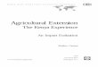 Agricultural Extension - World Banklnweb18.worldbank.org/oed/.../$FILE/kenya_agricultural_extension.pdf · Contents iii v Acknowledgments vii Foreword, Prefacio, Préface xi Executive
