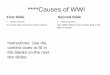 Causes of WWI · two slides. Causes of WWI Somebody Wanted But So This is called ... Claude Monet Friends Basic Info Personal Info My Memories 