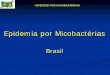 Brasil - Página Inicial da Anvisaanvisa.gov.br/servicosaude/IIseminario_2008/epidemia_por_mico... · suspeita de granuloma de corpo estranho. INFECÇÃO POR MICOBACTÉRIAS. INFECÇÃO