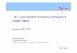 20090227 TUI Deutschland Business Intelligence in der Praxis · Erfolgsfaktoren für Entwicklung, und Betrieb der TUI Business IntelligenceLösungen: universelles, abstraktes und