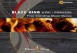 BLAZE KING · BLAZE KING KING / PRINCESS Free Standing Wood Stoves. Maximum Performance At 88% LHVF efficient, 82% ... 15,475 BTU’s/hour up to 40 hours 14,419 BTU’s/hour
