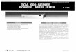 TOA 900 SERIES POWER AMPLIFIER P-924A - TOA Canada - … · Operation Instruction Manual TOA 900 SERIES POWER AMPLIFIER P-924A 1 Wide frequency response; 20 — 20,000 Hz, ±1dB 2