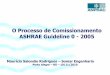 O Processo de Comissionamento ASHRAE Guideline 0 - 2005 · O Processo de Comissionamento ASHRAE Guideline 0 - 2005 ... –Verificação do treinamento da equipe de operação e manutenção;