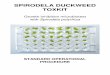 SPIRODELA DUCKWEED TOXKIT - MicroBioTests Duckweed Toxkit SOP - A5.pdf · Lemna gibba . These assays require a large number of test containers, These assays require a large number