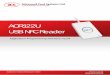 ACR122U USB NFC Reader - acs.com.hk · PDF file ACR122U USB NFC Reader . ACR122U – Application Programming Interface info@acs.com.hk Version 2.04 . Page 2 of 49 ... Version 2.04