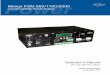 Novus FXM 650/1100/2000 - ALPHA TECHNOLOGIES · Novus FXM 650/1100/2000 Uninterruptible Power Supply. ... Novus FXM 1100/2000 Front Panel Figure 1.3.1 Novus FXM 650 Front Panel 5