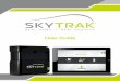 User Guide - SkyGolfmarketing2.skygolf.com/.../files/skytrak/SkyTrak_UserInfo_022817.pdf · User Guide. 2 Read carefully the SkyTrak Safety and Product Information Guide before setup
