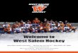 Welcome to West Salem Hockey - Amazon Web Services · Welcome to West Salem Hockey West Salem Hockey Association • 240 East Ave, P.O. Box 15 • West Salem, WI 54669 Like us on