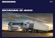 caminhões para longas distâncias scania G 400 · Controle do sistema de freios: Pneumático Válvula sensora de carga Scania Retarder R4100D Sem Com FREIO DE ESTACIONAMENTO Freio