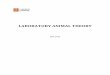 LABORATORY ANIMAL THEORY - dsv.ulaval.ca · 4 Laboratory Animals 1. Ethics in Animal Experimentation 1.1 Generalities “…the use of animals in research is accepted insofar as it