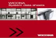 WICONA System data sheets .All key product features for each application at a glance: the WICONA
