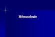 Hématologie - promotion20162019.files.wordpress.com · Anémie : Définition Anémie = baisse du taux d’hémoglobine dans les globules rouges. [Hb] intra érythrocytaire = [Hb]