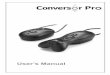 46551®Conversor User Guide 120x190mm - Action on Hearing Loss · Welcome Thank you for your purchase of Conversor Pro, a versatile assistive listening device which enhances the clarity
