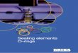 Sealing elements O-rings - ERIKS O-Ring supplier - sealing elements.pdf · ISO 9001-2000 quality-system guaranteeing only quality-products. Products, dedicated to your application!