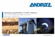 Biomass gasification in P&P industry · Power boiler completes the Andritz package for pulp and paper applications Bioenergy Systems is also introducing gasifiers to produce lime