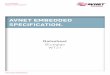AvnET EmBEddEd SpEcificATion. · manual. Furthermore, Bluegiga Technologies reserves the right to alter the hardware, software, Furthermore, Bluegiga Technologies reserves the right