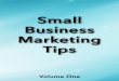 Small Business Marketing Tips - click4time.com fileSmall Business Marketing Tips Volume One. Wieetupt Find Local Activities 'setup Home > Tooic5 > Sociall7;n7. > Activities Activities