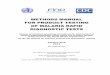 METHODS MANUAL FOR PRODUCT TESTING OF MALARIA … · METHODS MANUAL FOR PRODUCT TESTING OF MALARIA RAPID DIAGNOSTIC TESTS Manual of standard operating procedures for Assessment of