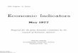 Economic Indicators: May 1977 - St. Louis Fed · Economic Indicators May 1977 ... s and sen Federal 112.5 125.3 128.3 121.8 110.7 103.9 102. 1 96.6 ... 120.2 121.8 123.8 124.9 127.0