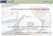 Las Encuestas de Innovación en Argentina - cepal.org · Manuales Frascati y Oslo de la OCDE y en el Manual de Bogotá de la RICYT. ... Infraestructura de redes 2001 2004 Var. 01-04