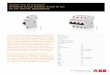 System pro M compact Miniature Circuit Breaker … 1SXU400144L0201 | Miniature Circuit Breaker S 200 M UC Miniature Circuit Breaker S 200 M UC Technical Data General Data Standards