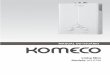 MANUAL DO USUÁRIO - komeco.com.br · anual do suário 11 1. Instalar de acordo com Norma NBR 13103. A KOMECO recomenda que os aparelhos sejam sempre instalados por mão de obra qualificada;