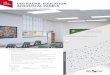 USG Ceiling USG RADAR EDUCATION ACOUSTICAL PAN · PDF fileUSG RADAR ™ EDUCATION ... standard formulation that inhibits and retards the growth of mold and mildew. For details, see