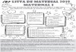 LISTA DE MATERIAL INFANTIL 2019 - Colégio Integradointegradocolegio.com.br/wp-content/uploads/estrutura/lista... · lista de material 2019 jardim ii todo material individual deverÁ