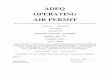 ADEQ OPERATING AIR PERMIT · ADEQ OPERATING AIR PERMIT Pursuant to the Regulations of the Arkansas Operating Air Permit Program, Regulation No. 26: Permit No. : 762-AOP-R6