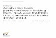 Article: Analyzing bank performance – linking RoE, RoA and ... · corporates, which clarifies the relationship between return on equity (RoE), risk-adjusted return on capital (RAROC)