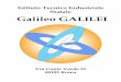 Istituto Tecnico Industriale Statale Galileo GALILEI Galilei Finale F A4.pdf · quadro orario del biennio degli istituti tecnici industriali per ... Laboratorio di tecnologia 