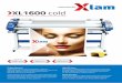 XL1600 cold - ewj.asewj.as/images/files/pdf/Xlam/XL1600C-en.pdf · Model Xlam 1600 Cold Product code XL1600C Maximum laminating film width 1600 mm Maximum material thickness 30 mm
