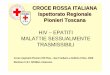 CROCE ROSSA ITALIANA Ispettorato Regionale Pionieri ... e epatiti. malattie sessualmente... · •Dopo l’infezione 2-6 settimane di incubazione •Sintomatologia simil-inluenzale