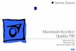 Macintosh IIcx/IIci/ Quadra 700 - tim.id.autim.id.au/laptops/apple/legacy/quadra_700.mac_iicx.iici.pdf · Service Source K Macintosh IIcx/IIci/ Quadra 700 Macintosh IIcx Macintosh