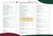 fanellisglasgow.org 2017 FANELLIS MENU FILE... · CROSTINO FORMAGGIO Grilled in melted mozzarella & parsley CROSTINI DI PARMA ... PATÉ DE LA CASA homemade paté, salad, Italian with