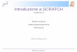 Introduzione a SCRATCH - users · – Slides seconda lezione ... 1.Cambiamento di aspetto con interazione (g/p) o suono 2.Il gatto e il drago 1.Due sprite: movimento e aspetto 1.Azioni