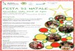 FESTA DI NATALE - italianculturalsociety.org · FESTA DI NATALE December 16th, 2018 at 4pm CHEVY CHASE VILLAGE HALL 5906 Connecticut Ave NW - Chevy Chase, MD 20815 Program 4:00-5:00PM